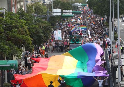 Lgbt Pride Parade Draws Record Numbers Taiwan Today
