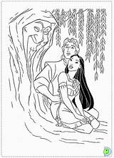 Coloring Pocahontas Pages Disney Popular sketch template