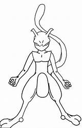 Mewtwo Coloring Pages Pokemon Printable Sheet Mega Comments sketch template