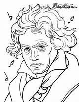 Beethoven Compositeurs Leçons Musiciens Musicale Enseignement éducation Cours Coloriage Composers Debussy Claude 출처 sketch template