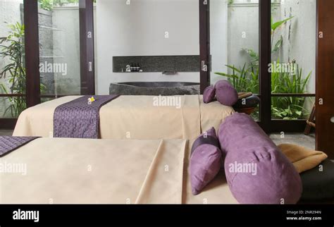 interior  massage room  spa salon stock photo alamy