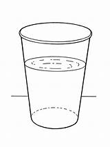 Glass Water Cup Drawing Coloring Pages Color Illustration Primary Schedule Symbols Lds Table Paintingvalley Drawings Primarily Inclined Simple Two sketch template