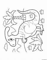 Ferns Parasaurolophus sketch template