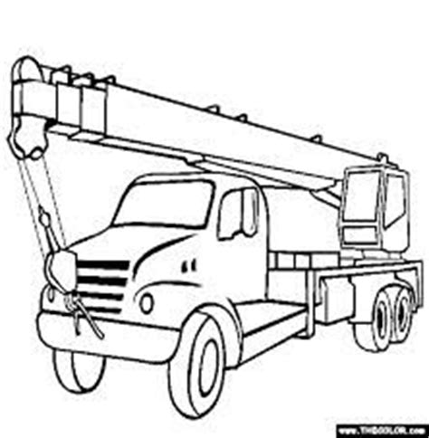 crane truck google search truck coloring pages tractor coloring