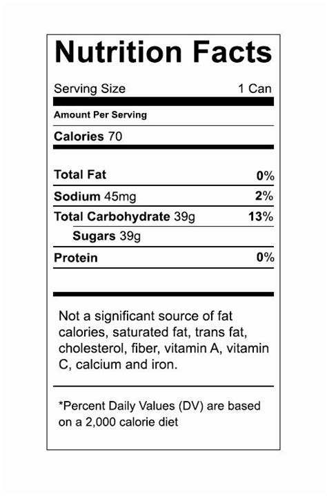 blank nutrition facts label template word  blank nutrition label template fresh blank food