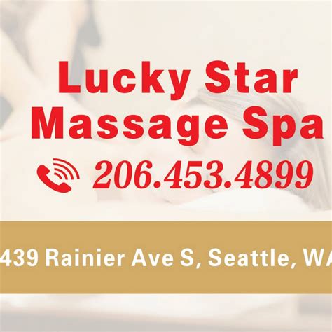 massage spa lucky star massage spa  seattle