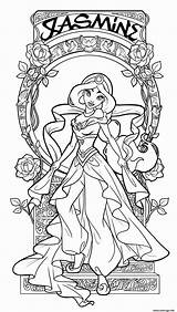 Adulte Princesse Aladin Imprimé sketch template
