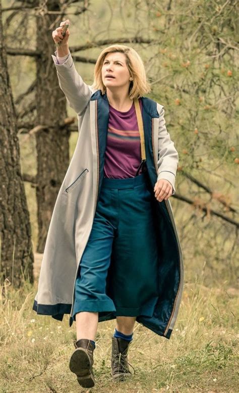 13th Doctor Grey Coat Jodie Whittaker Long Trench Coat
