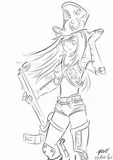 Caitlyn Sheriff sketch template