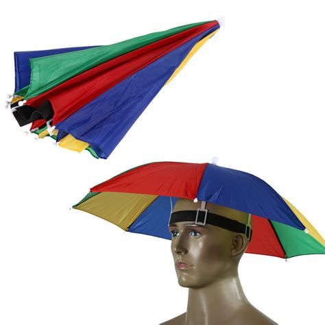 umbrella hat festival camper
