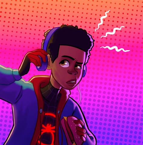 Miles Morales By Ollie Kremersome Fanart I Did A While Back Black