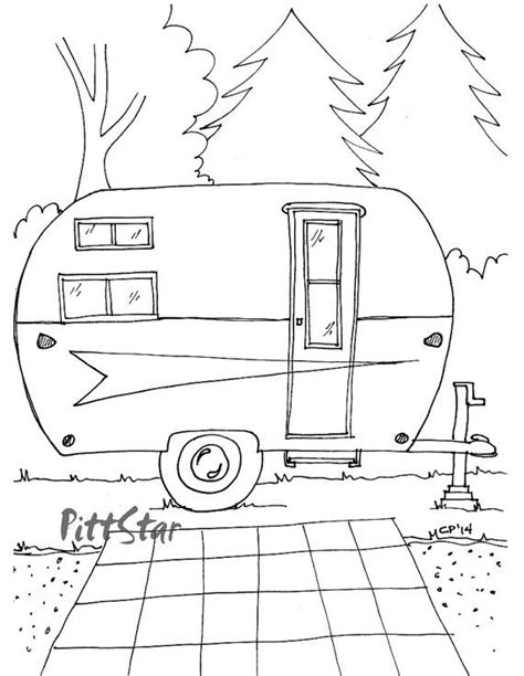 pin  vintage camper