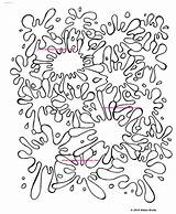 Coloring Splatter Splat Splatters Spelling sketch template