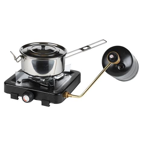 amazoncom stansport single burner   btu propane stove black camping stoves sports