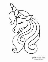 Unicorn Coloring Printable Pages Magical Color Ultimate Girl Collection Horn Easy Print Fun Twisted Gentle sketch template