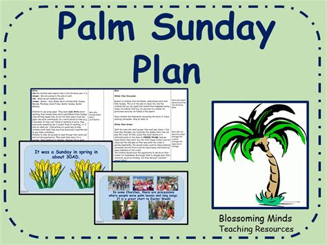 palm sunday lesson plan  powerpoint  blossomingminds teaching