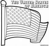 Coloring Flag Usa Pages Getdrawings sketch template