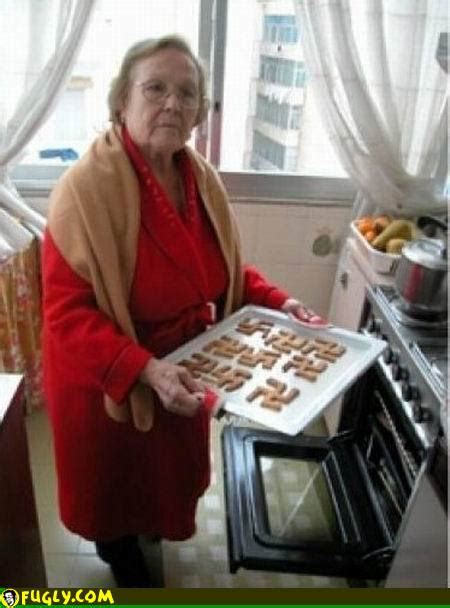 Grandma Baking Cookies Random Images Fugly