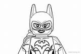 Coloring Pages Lego Batgirl Dc Superhero Printable Kids sketch template
