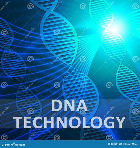dna technology showing genetic tech  illustration stock illustration
