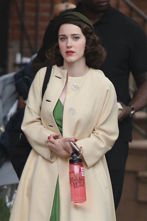 Rachel Brosnahan On The Set Of The Marvelous Mrs Maisel