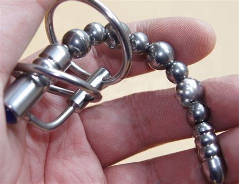 glans ring plug penis plug jewelry beaded penis plug stainless steel male sounding urethral sex