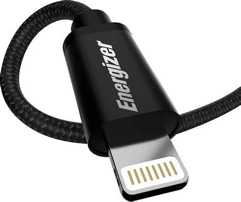 amazoncom premier accessory group energizer iphone charger lightning cable ft mfi fast