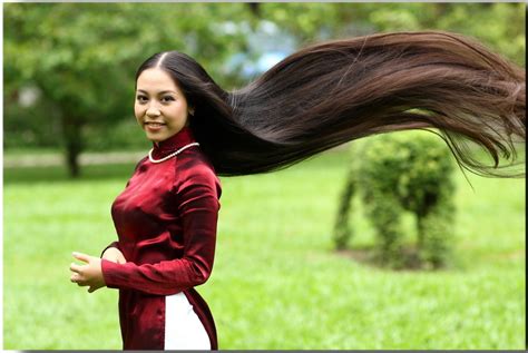 The Secret Of Long Hair Care Of Vietnamese Women In The Past