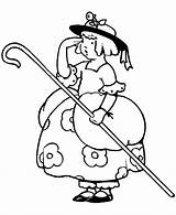 Bo Peep Little Coloring Pages Story Bluebonkers Nursery Rhymes Printable Characters Character Sheets Popular sketch template