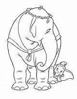 Dumbo Coloring Pages Dombo Kleurplaten Cartoon Disney Mother Cute Cartoons Mama Printable Characters Elephant Kleurplaat Zo sketch template