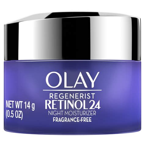 olay regenerist retinol  night facial moisturizer trial size  fl
