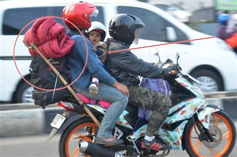 Hati Hati Mudik Naik Motor Bisa Kena Tilang