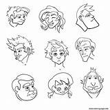 Face Coloring Happy Pages Emotion Faces Drawing Sad Printable Getdrawings Color Book Info sketch template