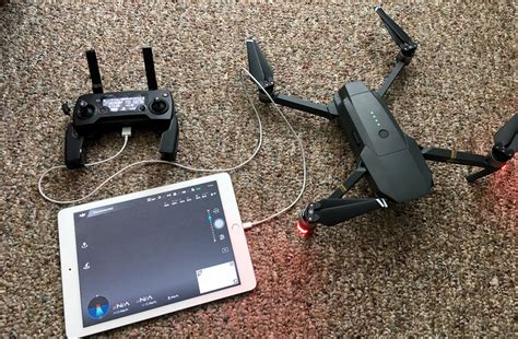 ipad air  wont connect  controller dji mavic drone