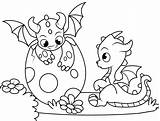 Dragon Coloring Pages Baby Para Colorir Cute Printable Easy Dragão Desenho Desenhos Adults Color Print Animals Da Everything Rocks Pasta sketch template