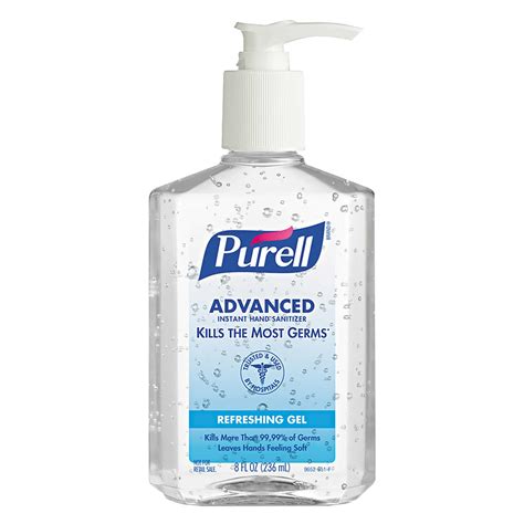 purell advanced hand sanitizer gel  oz midwest technology products