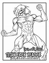 Titan Eren Attack Yeager Drawittoo sketch template