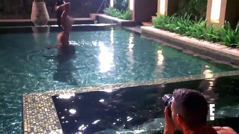 kourtney kardashian nude in the pool scandal planet