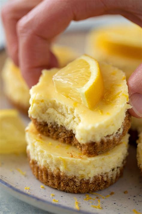 Mini Lemon Cheesecakes {w Graham Cracker Crust} Life Made Simple