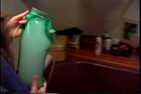 Anal enema soapsuds