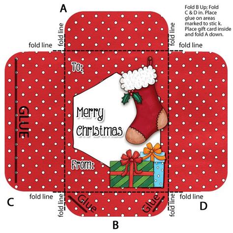 gift card envelopeholder christmas envelopes christmas