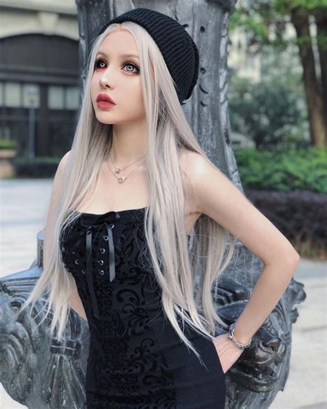 Kina Shen Blonde Goth Hot Goth Girls Style