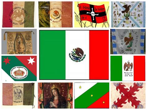 evolucion de la bandera de mexico alexduve