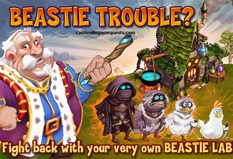 castleville game castleville duke quests  beasties attack
