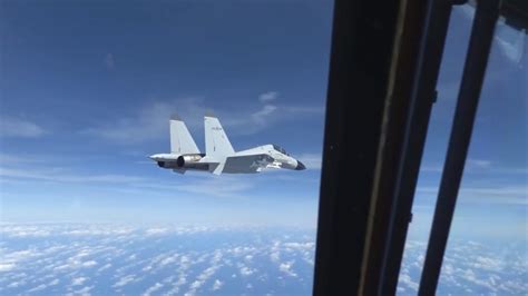 rc  takes evasive maneuvers  unsafe chinese fighter intercept