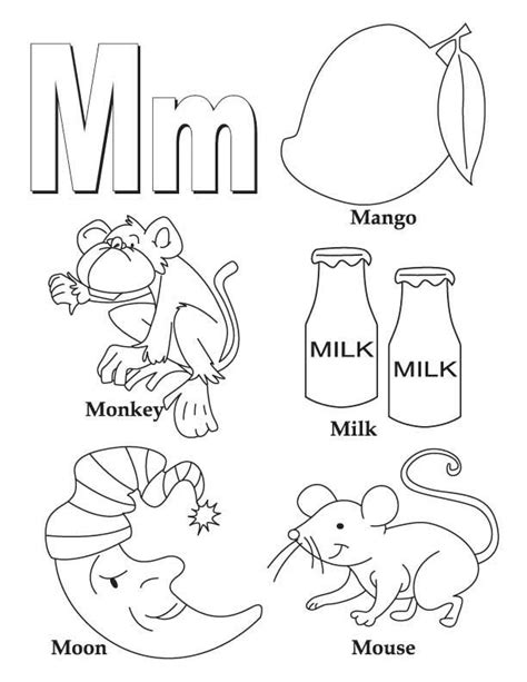 coloring book letter  coloring page preschool letter