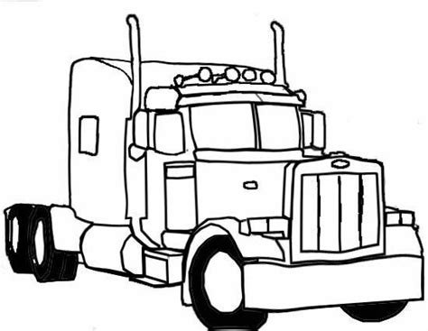 pin  eric west  printables truck coloring pages big trucks