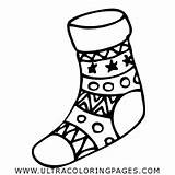 Ausmalbilder Strumpf Socken sketch template