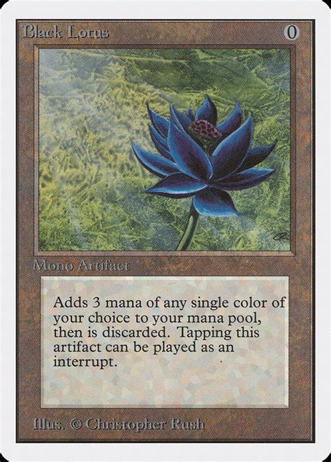 black lotus magic card