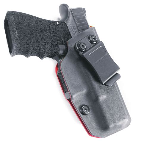 fits glock  gen    iwb red kydex concealed carry retention holster  ktactical